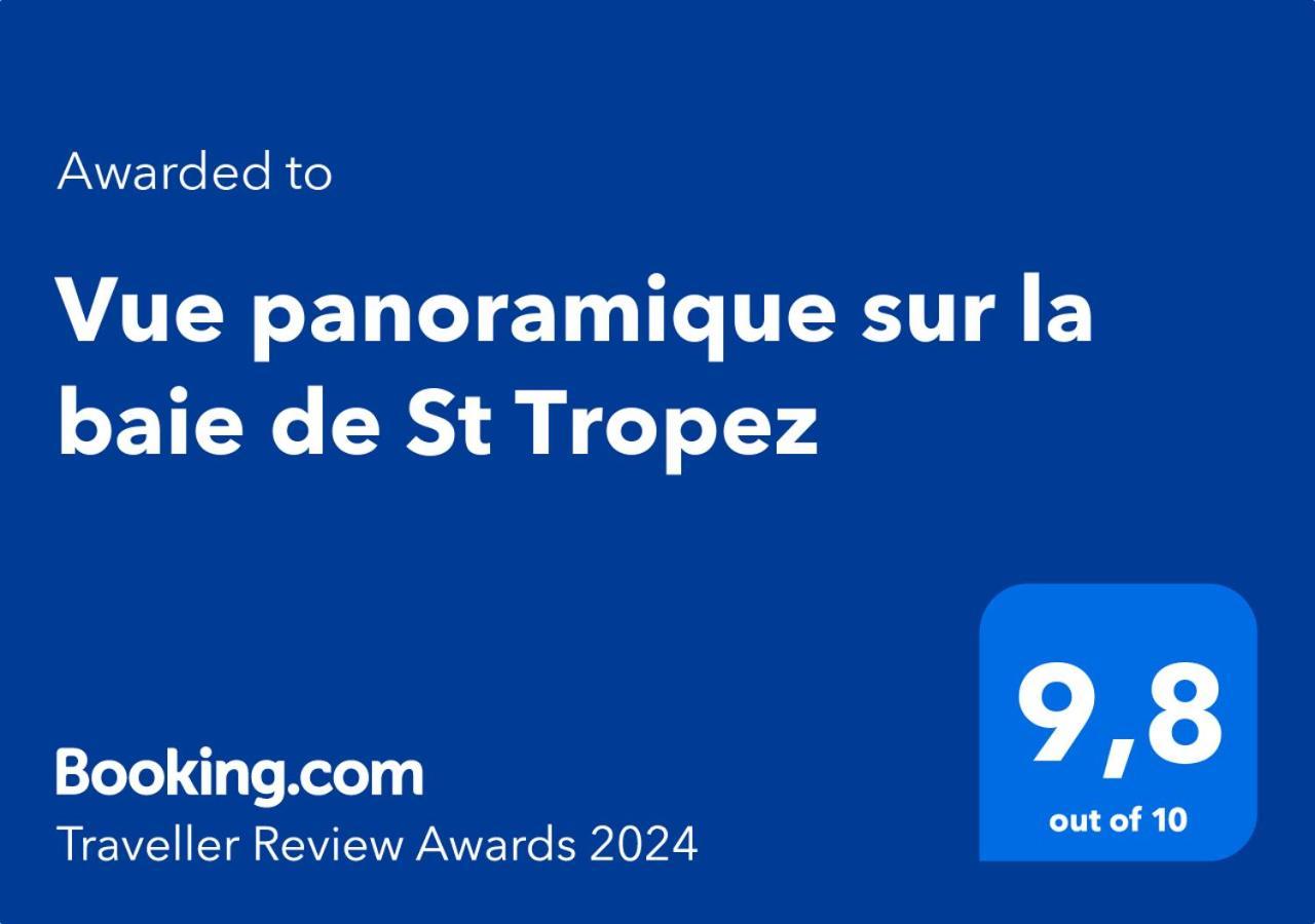 Villa Vue panoramique sur la baie de St Tropez à Les Issambres Extérieur photo